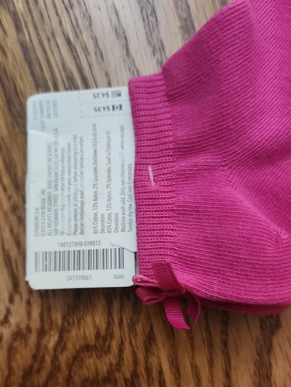 NWT, 2014 Summer, Gymboree Girls Set of 3 Socks, Large (Shoe Size 3 And Up, US) - Picture 3 of 5